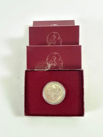Four US Mint Proof Commerative Half Dollar Coins