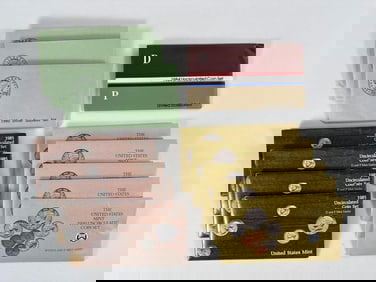 US Mint 1985, 1990 and 1984 Uncirculated Coin Sets