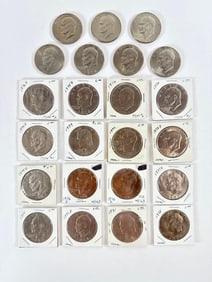 Twenty Three Eisenhower Dollars