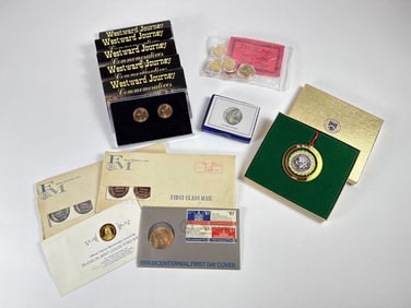 Westward Journey Commemoratives Golden Quarters and other Items