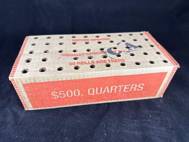 One Five Hundred Dollar Face Value Statehood Quarter Box