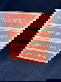 Four Five Hundred Dollar Face Value Statehood Quarter Box