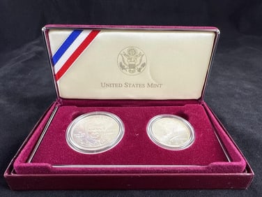 US Mint Kennedy Collector Silver Two Coin Set