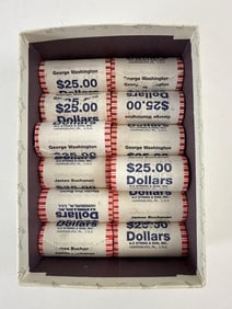 Twelve Rolls of Presidential Dollars