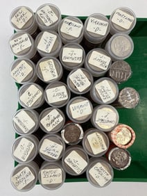 Thirty Two Rolls of State Quarter Rolls