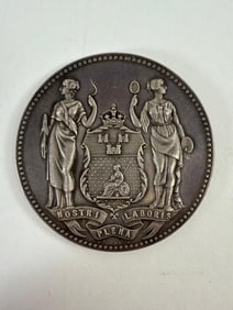 Royal Dublin Society 1887 Horse Show Silver Medal