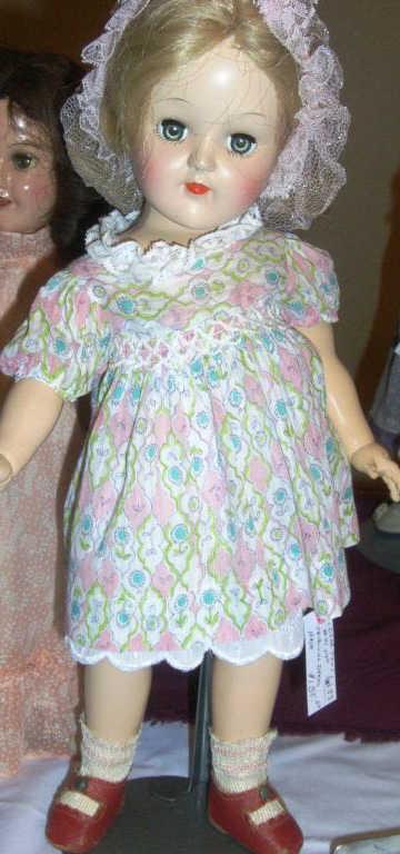 Dolls Ideal Doll W/ Comp Body, #91, Original Dress: Dolls Ideal Doll W/ Comp Body, #91, Original Dress & Hai, #33, 17"tall