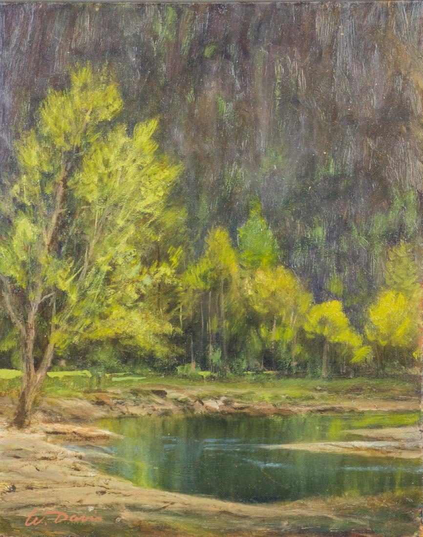 William Davis b.1952 America Oil Board Dated 2000 (1 of 7)