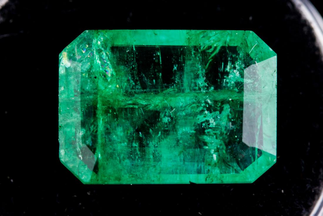 7.25ct Green Natural Columbian Emerald Certified (1 of 5)