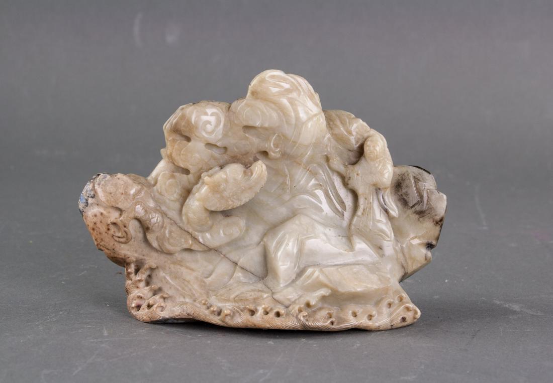 Chines Ming Period Russet Jade Dragon Boulder (1 of 5)