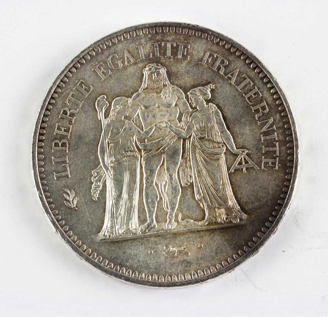 1976 France 50 Francs Silver (.9000) coin 1976 France 50 Francs Silver (.9000) coin