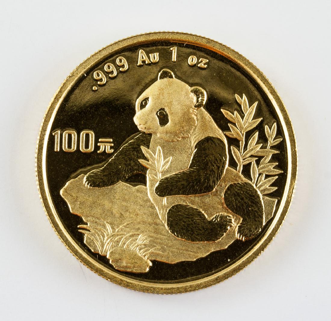 1998 China 100 Yuan Fine Gold (.999) Panda Coin (1 of 3)