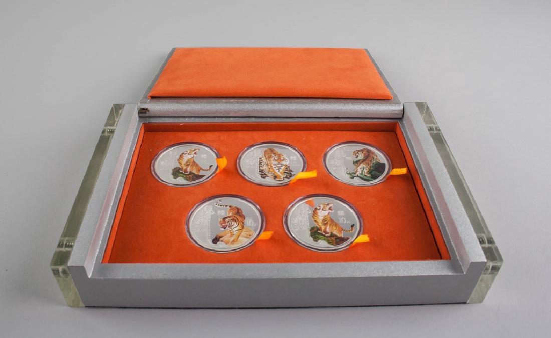 2010 Chinese Tiger Year Commemorative 5 Coin Set (1 of 11)