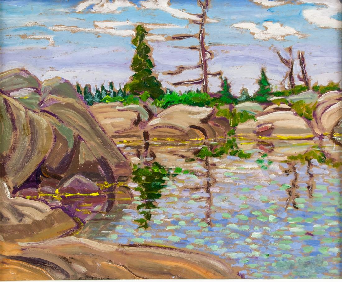 Attr. A.Y. Jackson 1882-1974 Double Sided Painting (1 of 8)