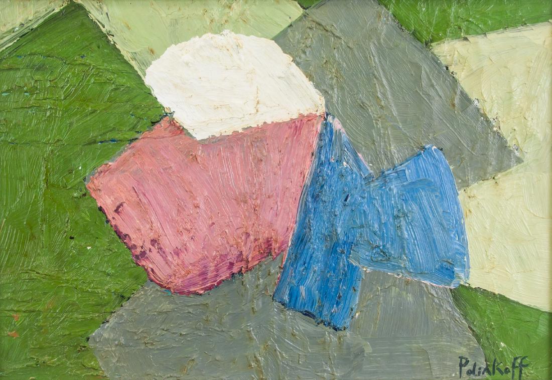 Serge Poliakoff 1906-1969 Russian French Oil Moder (1 of 5)