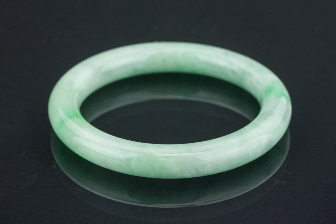 Chinese Green Jadeite Bangle (1 of 3)