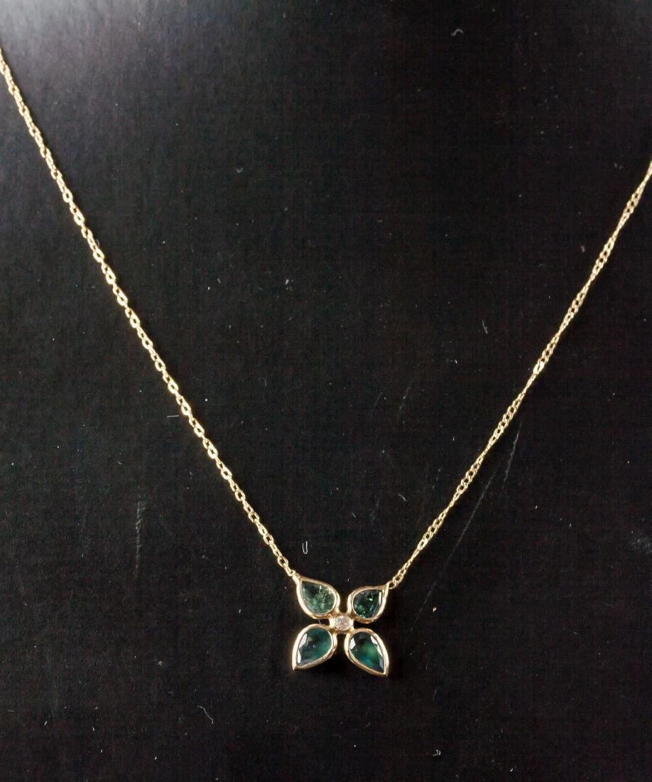 Rare1.30ct Alexandrite &Diamond Necklace CRV$1831 (1 of 5)