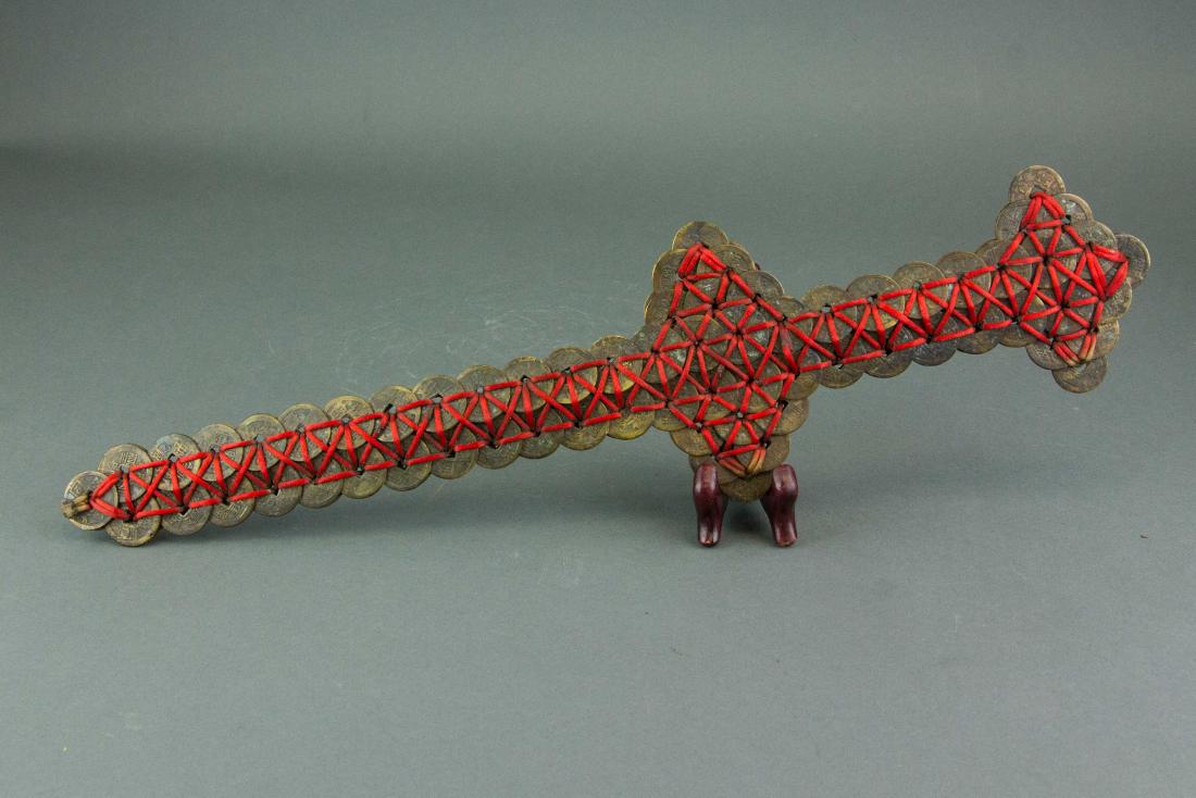 Chinese Bronze Coin Sword Model (1 of 6)