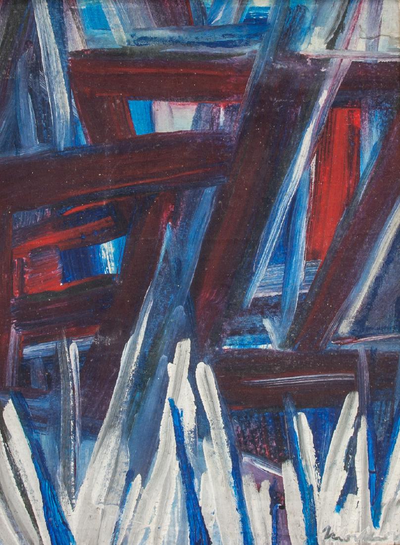 Jack Tworkov (American 1900-1982) Oil on Canvas (1 of 5)