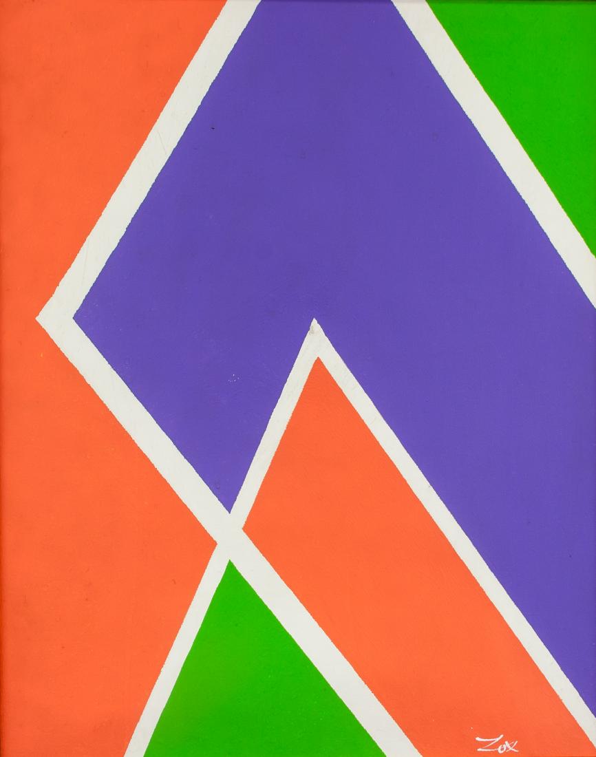 Larry Zox (American 1937-2006) Oil on Canvas (1 of 5)