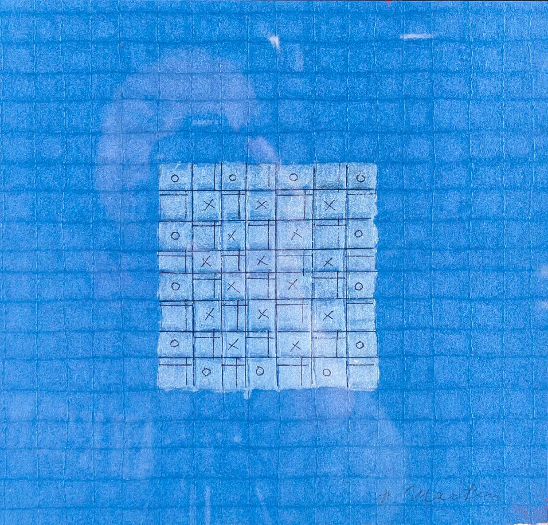 Agnes Martin 1912-2004 Mixed Media Framed (1 of 5)