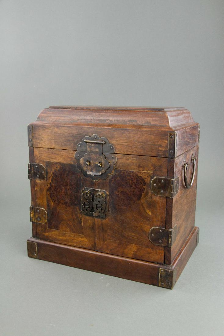 Chinese Wood Treasure Box with Drawers (1 of 7)