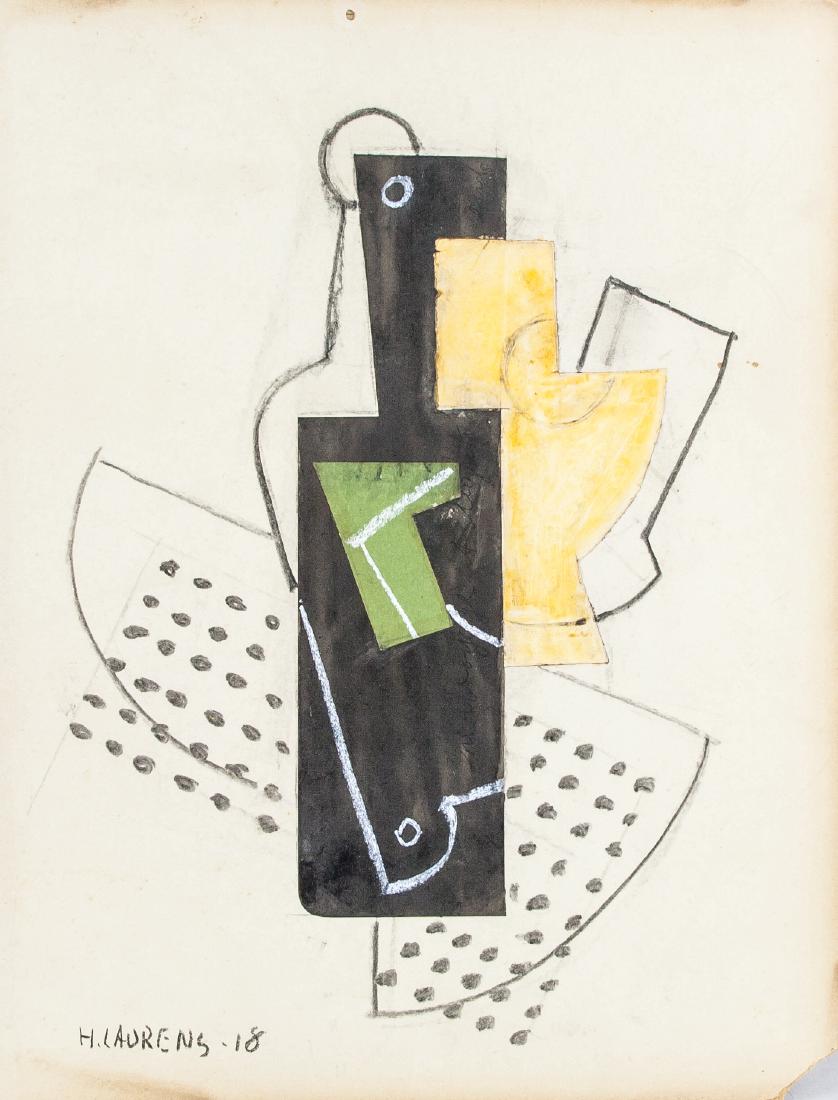 Henri Laurens 1885-1954 French Mixed Media Abstract (1 of 7)