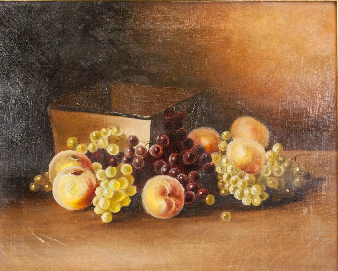 Victorian Still Life OOC Painting Of Fruit (1 of 7)