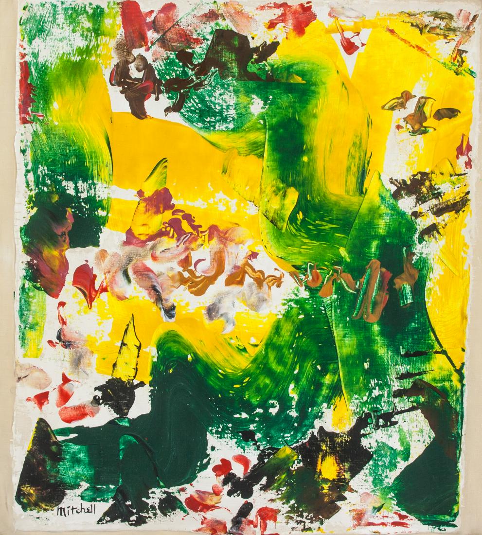 JOAN MITCHELL US 1925-1992 Oil on Canvas Abstract (1 of 5)