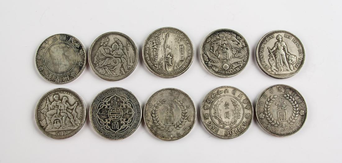 Ten Assorted Silver World Coins (1 of 2)