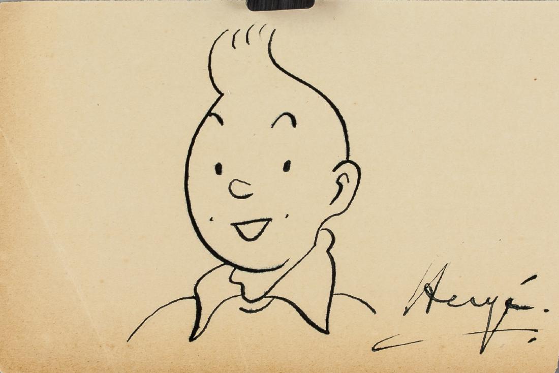 HERGE Belgian 1907-1983 Ink on Paper (1 of 6)