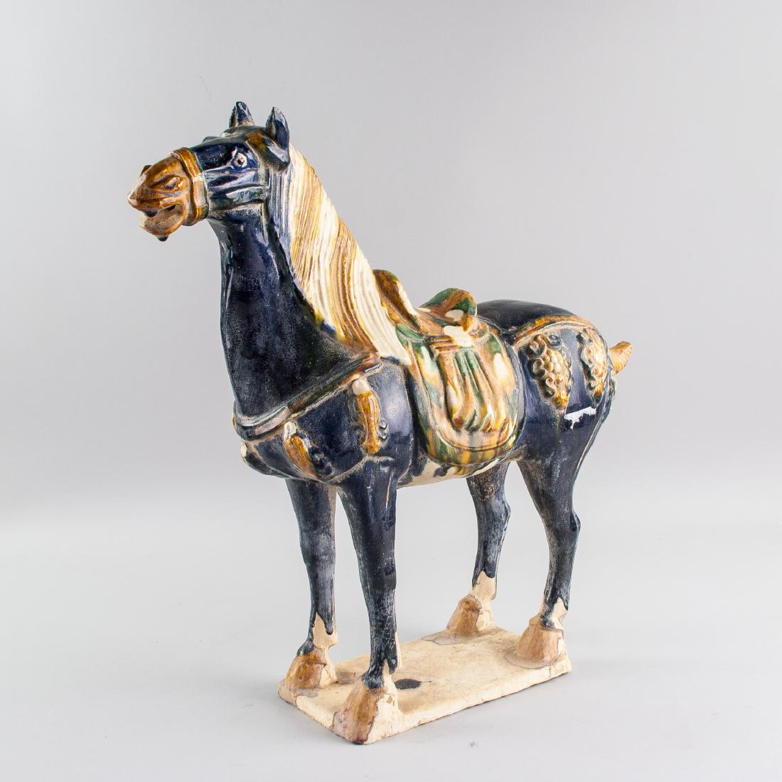 Chinese Tang Sancai Style Pottery Horse (1 of 7)