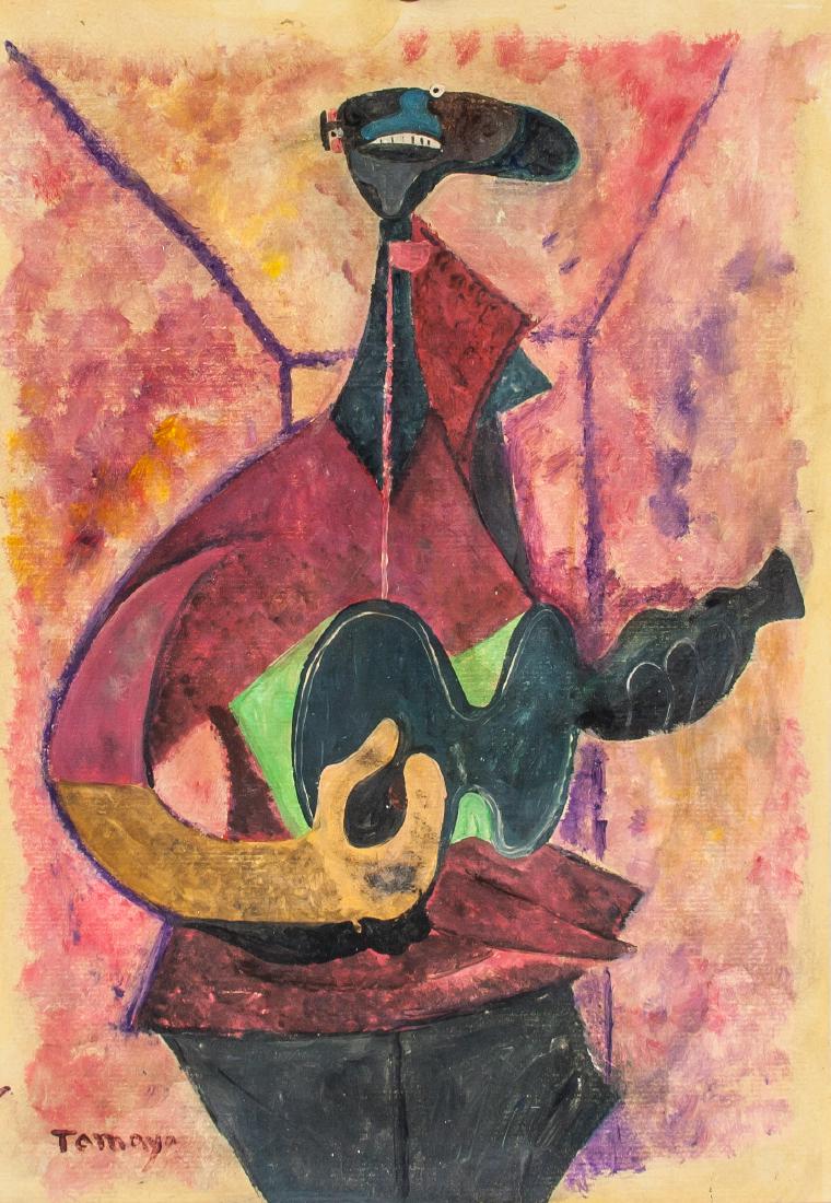 RUFINO TAMAYO Mexican 1899-1991 Gouache on Paper (1 of 6)