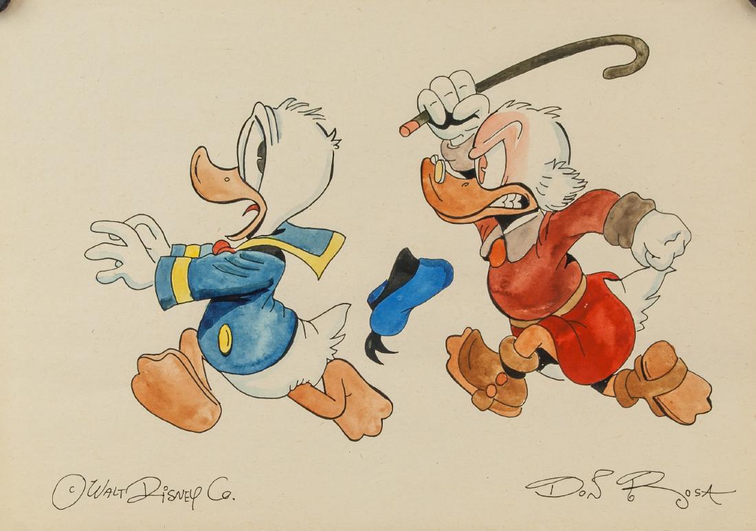 DON ROSA US b.1951 Ink and Watercolor on Paper (1 of 6)