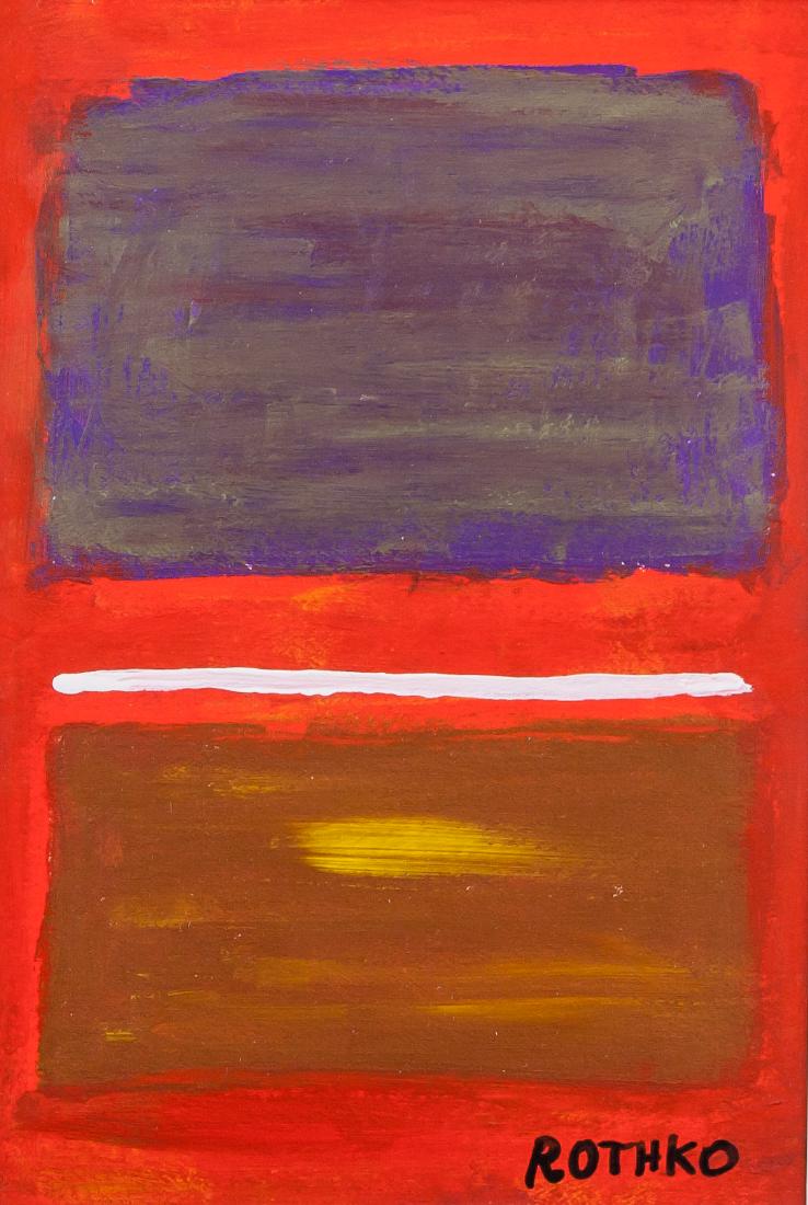 MARK ROTHKO American 1903-1970 Oil on Board (1 of 5)