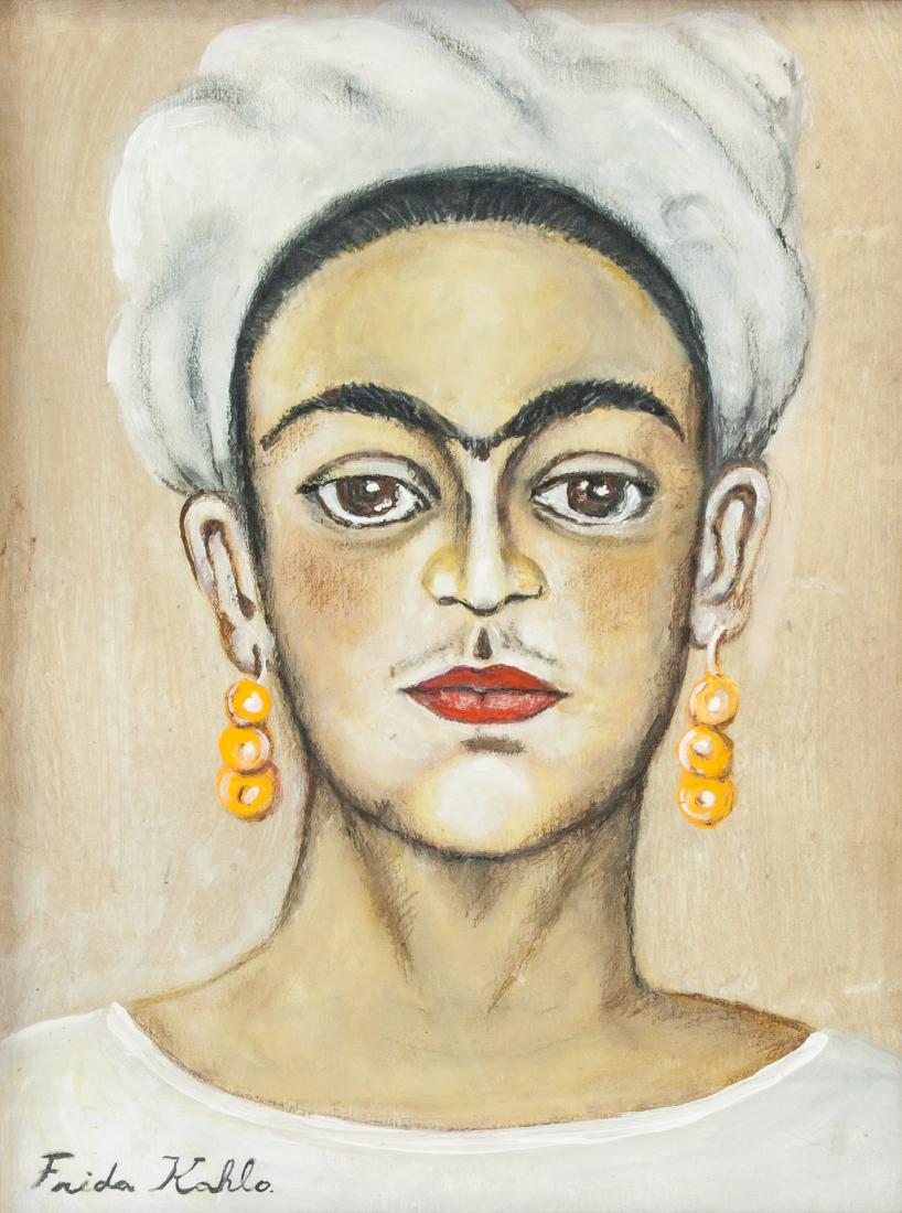 FRIDA KAHLO Mexican 1907-1954 Mixed Media on Paper (1 of 6)