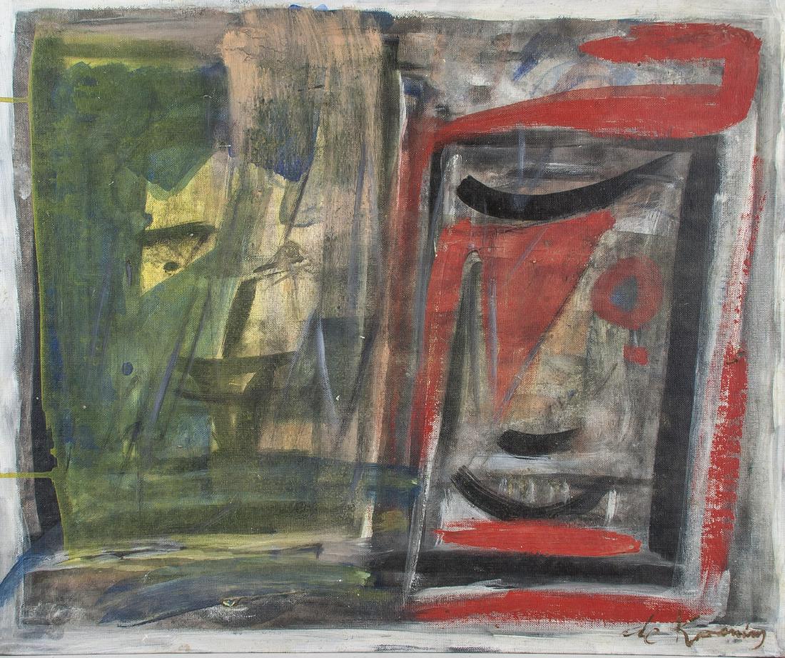 WILLEM DE KOONING Dutch 1904-1997 Oil on Board (1 of 5)