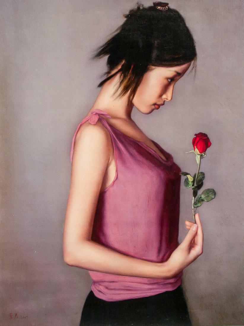 LI GUIJUN Chinese b.1964 Print on Canvas C. 2007 (1 of 5)