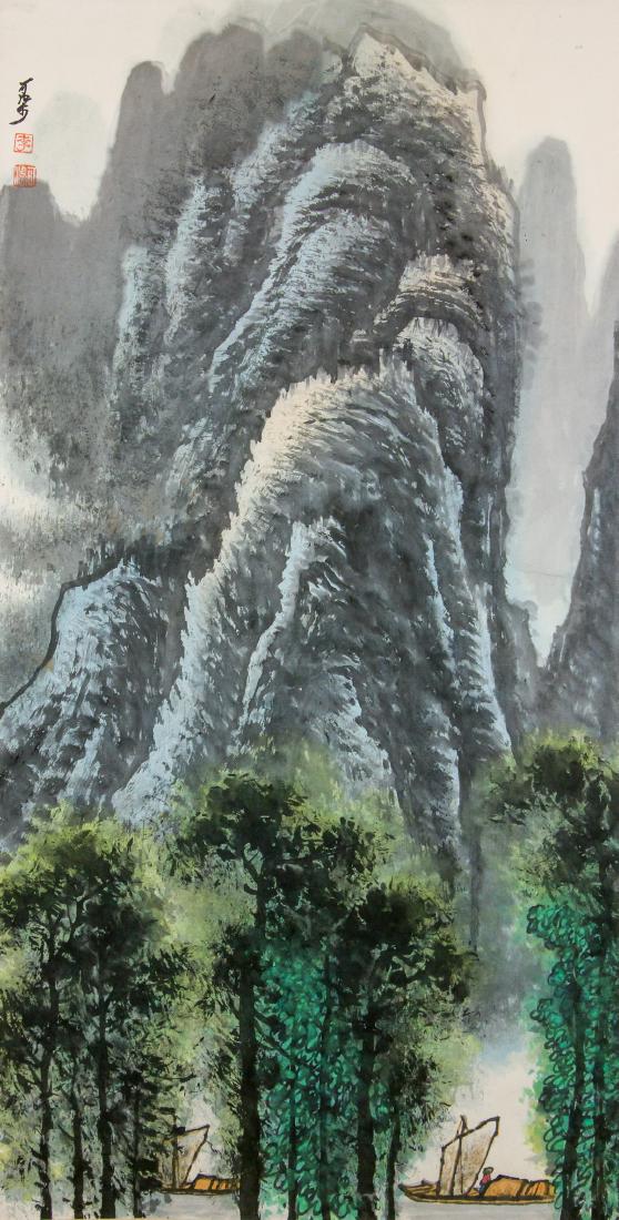 LI KERAN Chinese 1907-1989 Watercolour on Paper (1 of 4)