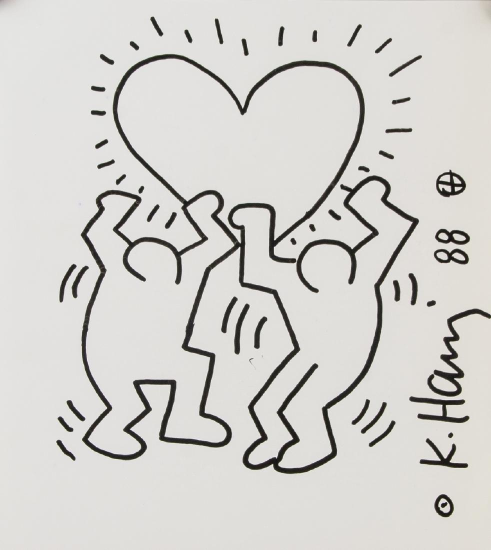 KEITH HARING US 1958-1990 Marker/Paper PROVENANCE (1 of 6)