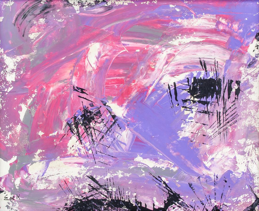 ELAINE DE KOONING American 1918â€“1989 Oil on Canvas (1 of 5)