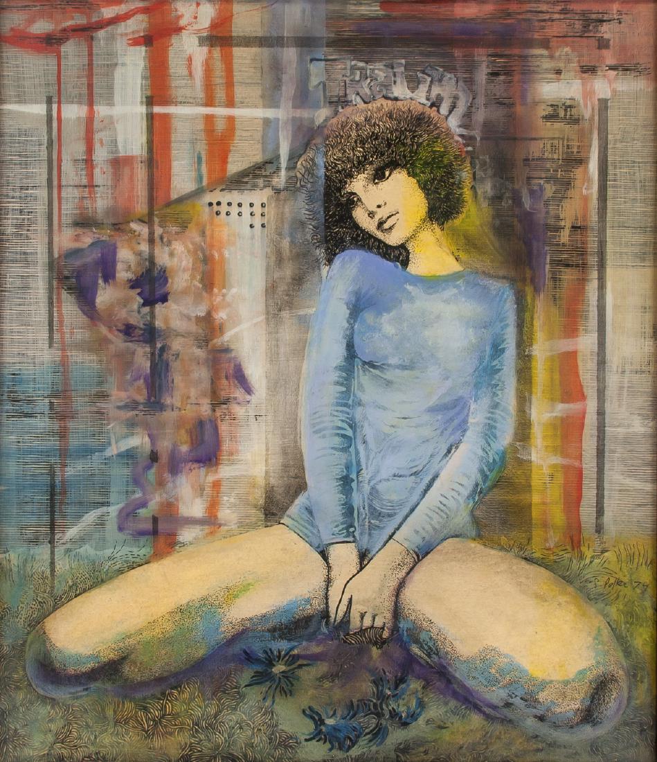 SIGMAR POLKE German 1941-2010 Mixed Media/Board (1 of 5)