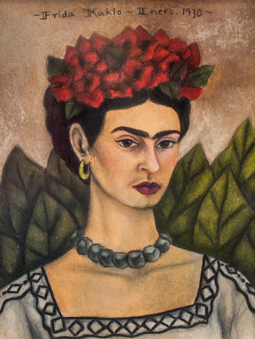 FRIDA KAHLO Mexican 1907-1954 Mixed Media COA (1 of 10)