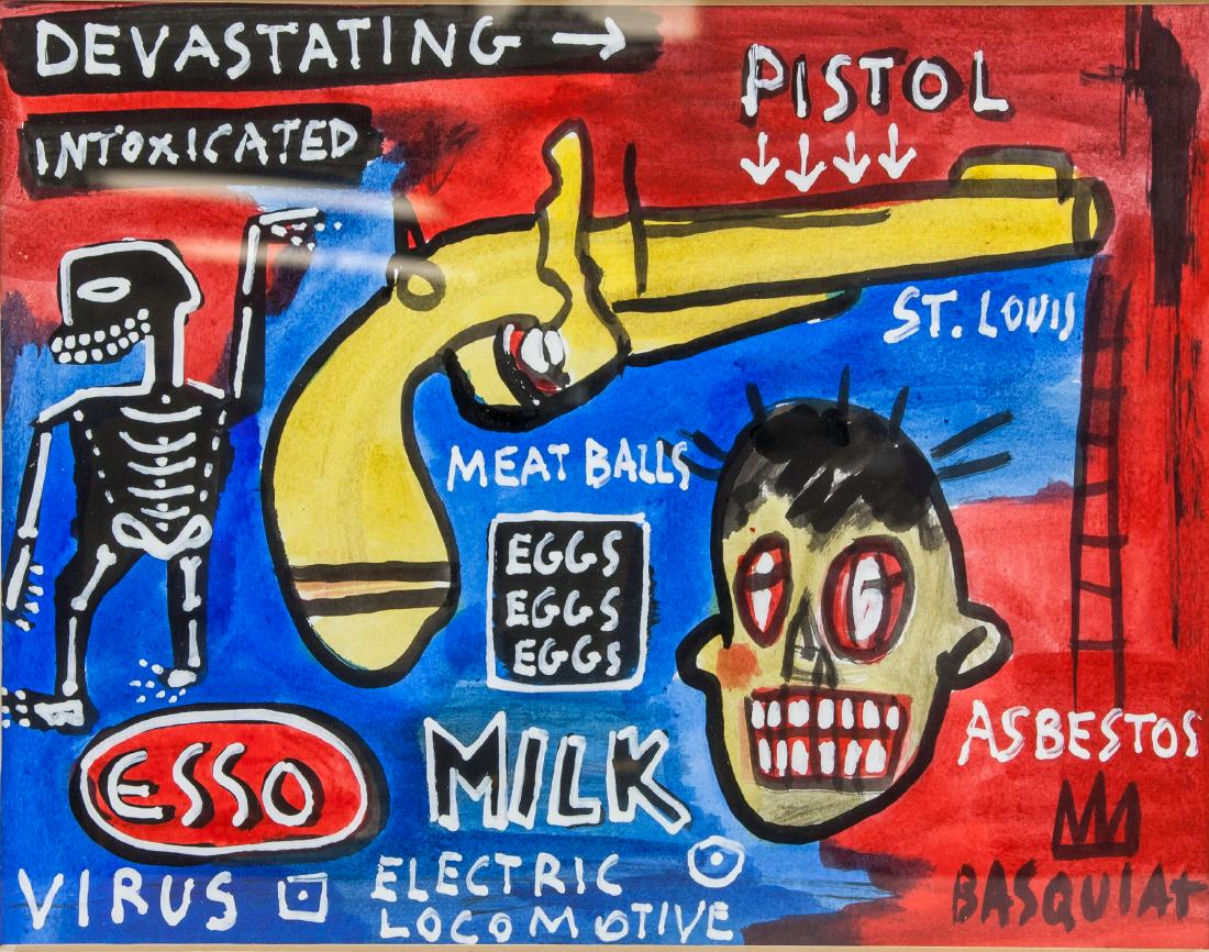 JEAN-MICHEL BASQUIAT US 1960-1988 Mixed Media (1 of 5)