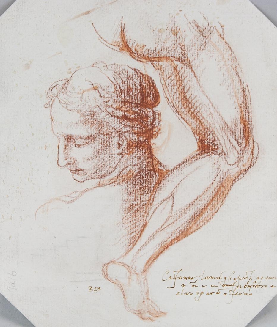 Michaelangelo (after) Libyan Sibyl Study Female (1 of 9)