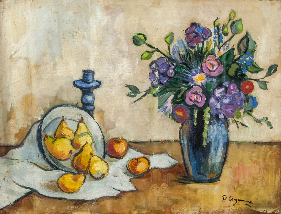 PAUL CEZANNE French 1839-1906 Oil on Canvas (1 of 5)