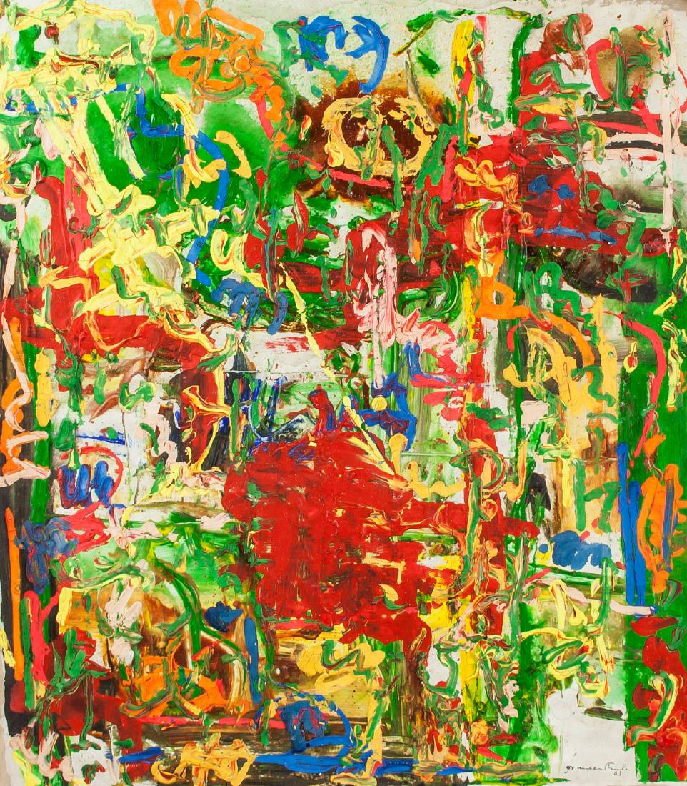 HELEN FRANKENTHALER US 1928-2011 Oil on Canvas (1 of 6)