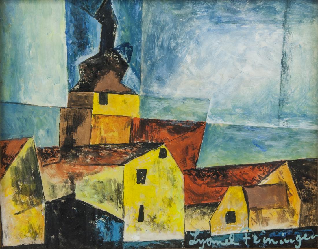LYONEL FEININGER German-American 1871-1956 Oil (1 of 5)