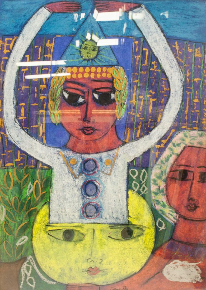 GUILLAUME CORNEILLE Dutch 1922-2010 Mixed Media (1 of 5)