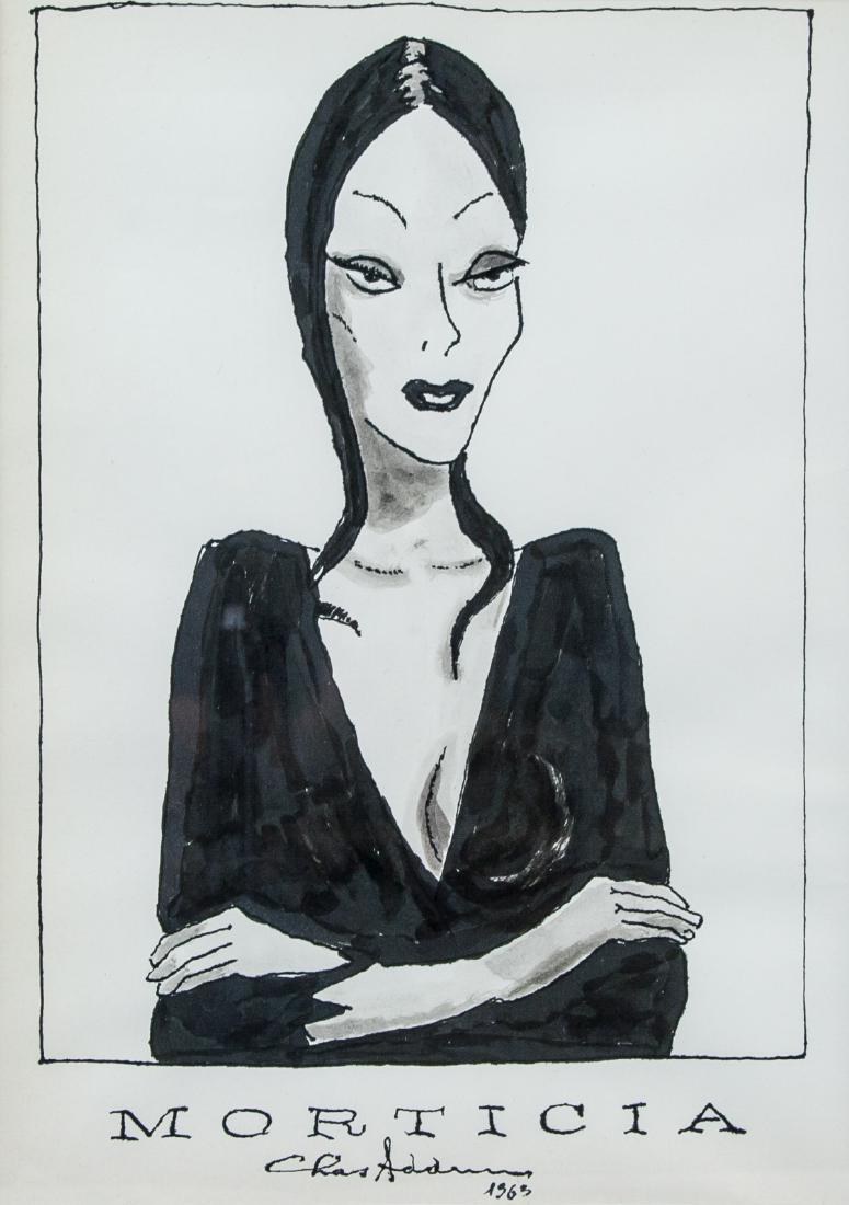 CHARLES ADDAMS US 1912-1988 Mixed Media Paper 1963 (1 of 5)